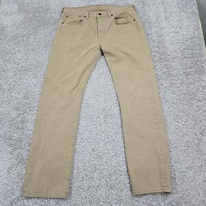Levis 501 Men's Straight Leg‎ Jeans Size 31x30 Brown Cotton Denim Classic Fit